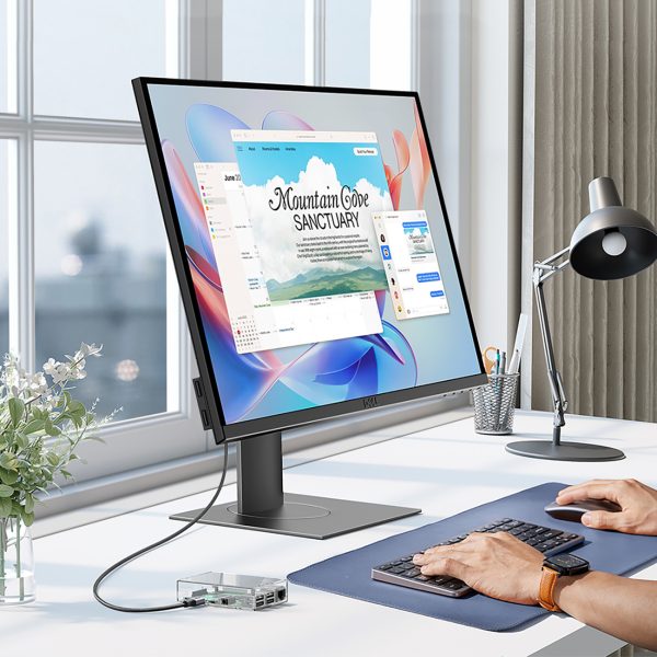 Mini HDMI kabelis - HDMI 2.1 8K 1m - pelēks