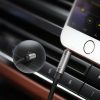 Kabeļa audio AUX mini ligzda 3.5mm 3m - melns