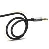 Kabeļa audio AUX mini ligzda 3.5mm 3m - melns