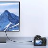 Mikro HDMI kabelis - HDMI 2.1 8K 1m - pelēks