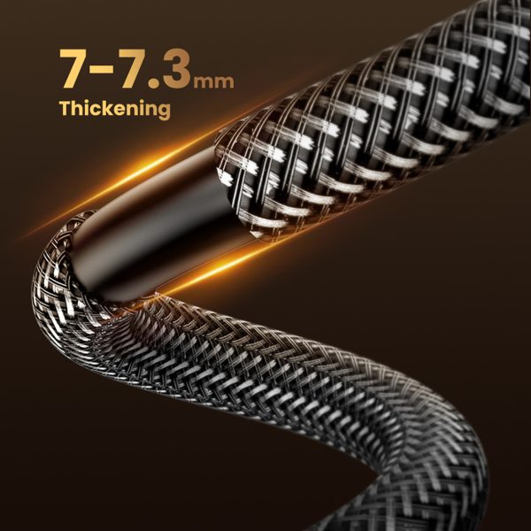 HDMI 2.1 8K sertificēts kabelis 5 m - pelēks