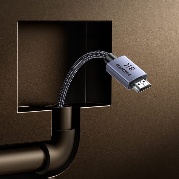 HDMI 2.1 8K sertificēts kabelis 5 m - pelēks