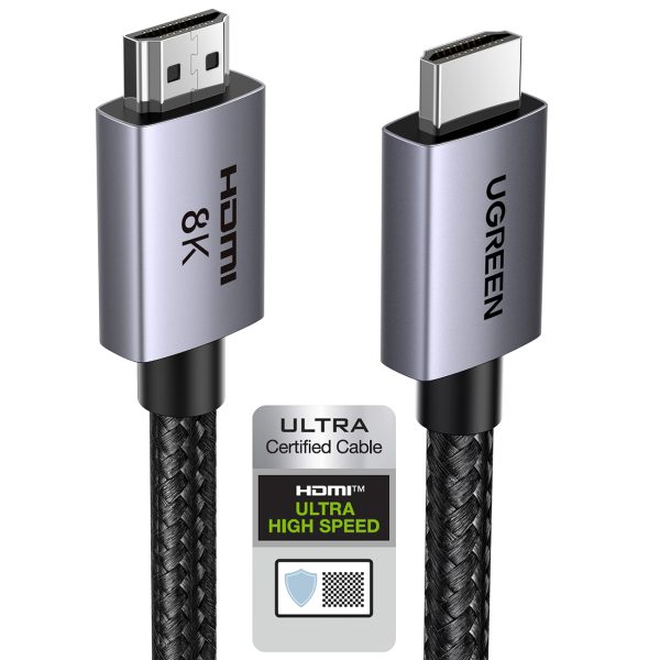 HDMI 2.1 8K sertificēts kabelis 5 m - pelēks