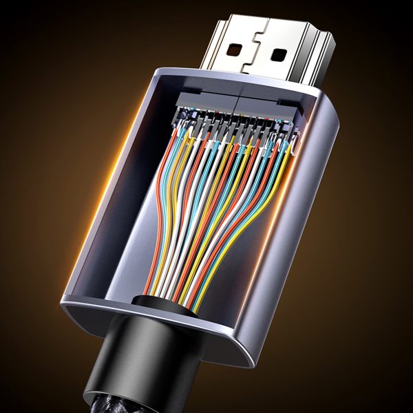 HDMI 2.1 8K sertificēts kabelis 5 m - pelēks