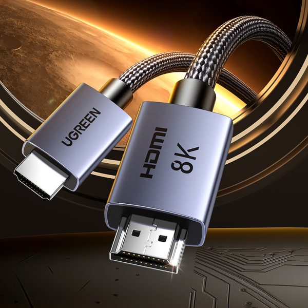 HDMI 2.1 8K sertificēts kabelis 5 m - pelēks
