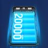 Powerbank K18 Pro 20000mAh USB-A / USB-C / Micro USB - balts