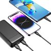 Powerbank K18 Pro 20000mAh USB-A / USB-C / Micro USB - melns