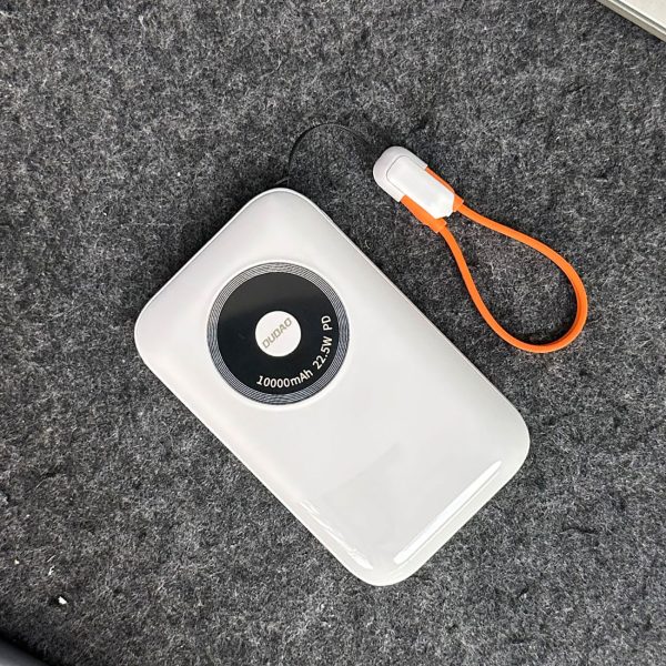 Powerbank K21 Mini 10000mAh 22.5W USB-A / USB-C - bēšs