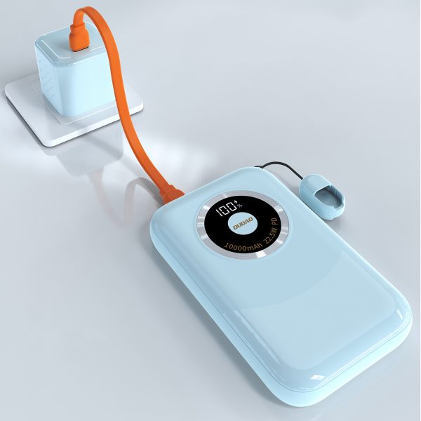 Powerbank K21 Mini 10000mAh 22.5W USB-A / USB-C - zils