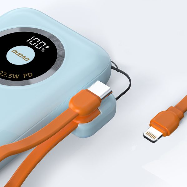 Powerbank K21 Mini 10000mAh 22.5W USB-A / USB-C - zils