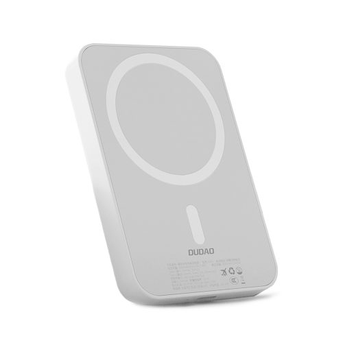 Powerbank K26S 5000mAh 20W USB-A / USB-C / MagSafe - balts