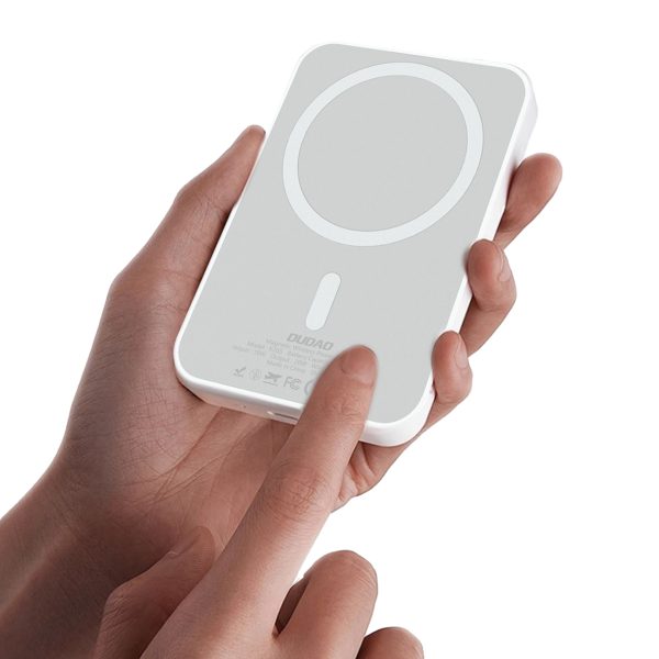 Powerbank K26 10000mAh 20W USB-A / USB-C / MagSafe - balts