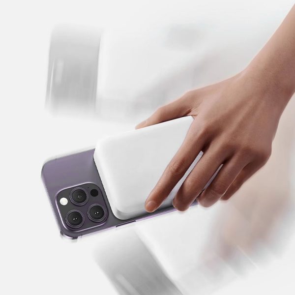 Powerbank K26 10000mAh 20W USB-A / USB-C / MagSafe - balts