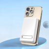 Powerbank K14S+ 10000mAh ar 20W USB-A / USB-C / MagSafe statīvu - balts