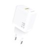 2.4A USB-A sienas lādētājs - balts