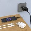 2.4A USB-A sienas lādētājs - balts