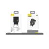 PD20W GaN USB-C sienas lādētājs - melns