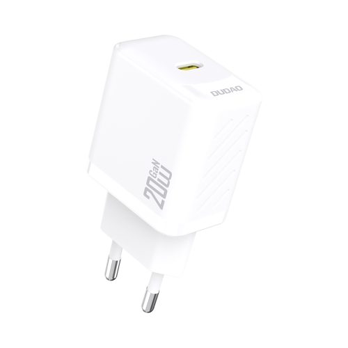PD20W GaN USB-C sienas lādētājs - balts
