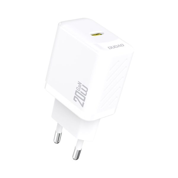 PD20W GaN USB-C sienas lādētājs - balts