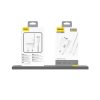 25 W USB-A USB-C ātrās uzlādes sienas lādētājs — balts