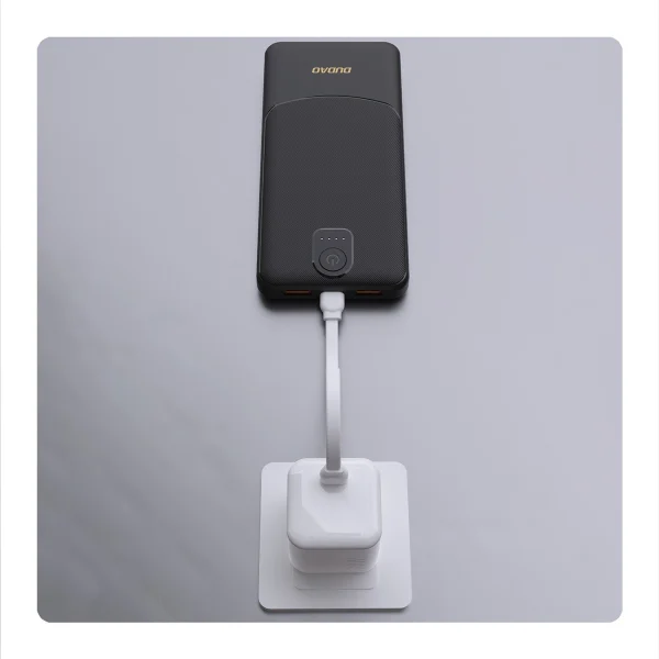 Powerbank K10Pro 20000mAh 2.4A USB-A - melns