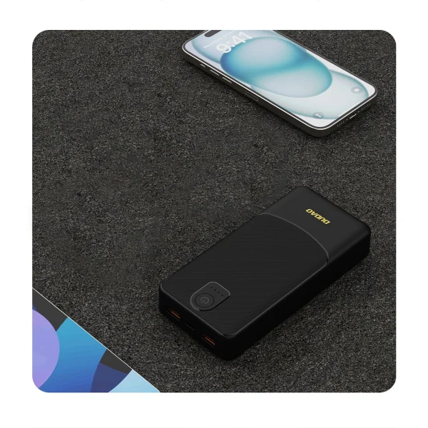 Powerbank K10Pro 20000mAh 2.4A USB-A - melns