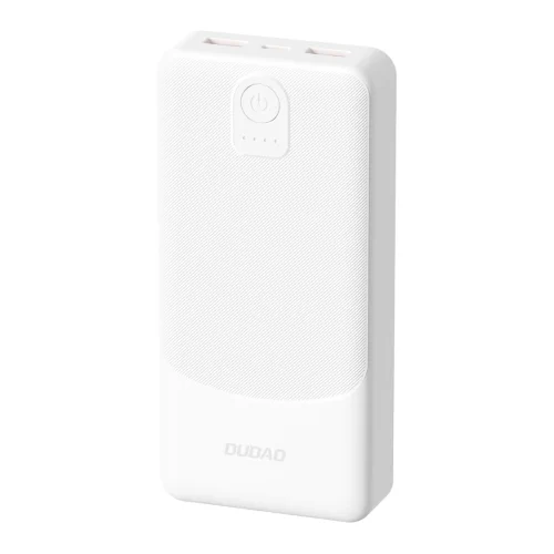 Powerbank K10Pro 20000mAh 2.4A USB-A - balts