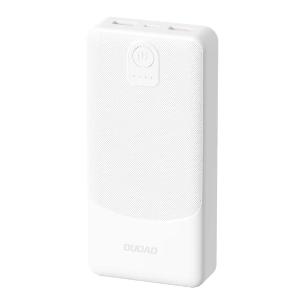 Powerbank K10Pro 20000mAh 2.4A USB-A - balts