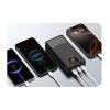 Powerbank K12Pro 20000mAh 22.5W PD USB-A USB-C - melns