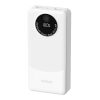 Powerbank K12Pro 20000mAh 22.5W PD USB-A USB-C - balts