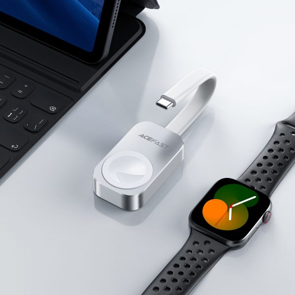 Apple Watch 5W bezvadu lādētājs - sudrabs
