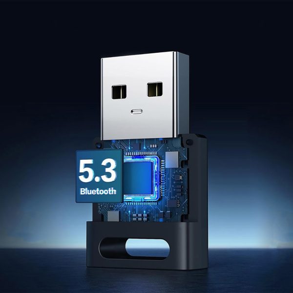 Bluetooth 5.3 USB-A adaptera modulis — melns