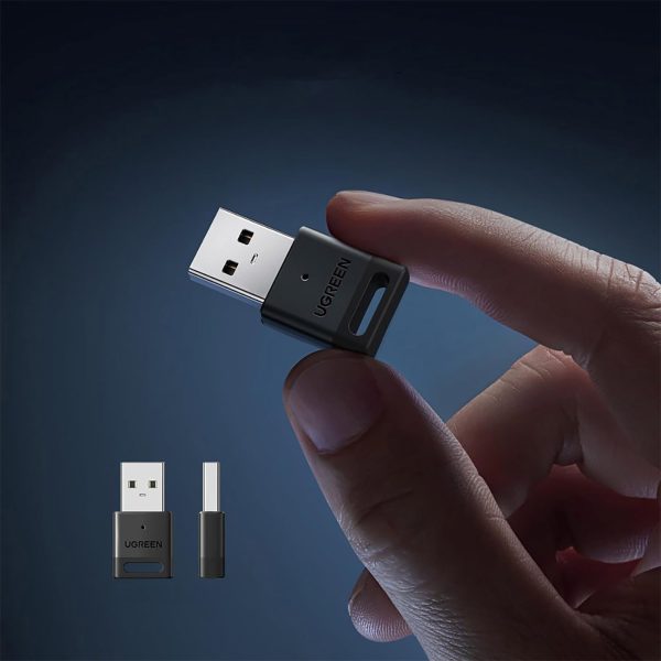 Bluetooth 5.3 USB-A adaptera modulis — melns