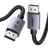 DisplayPort 1.4 1m kabelis - melns