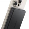 Powerbank Airpow II 10000mAh Qi2 MagSafe 22.5W ar USB-C kabeli 20V 3A 30cm - melns