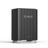 9728C3 2 disku 2,5 collu HDD/SSD/3,5 collu HDD korpuss - melns