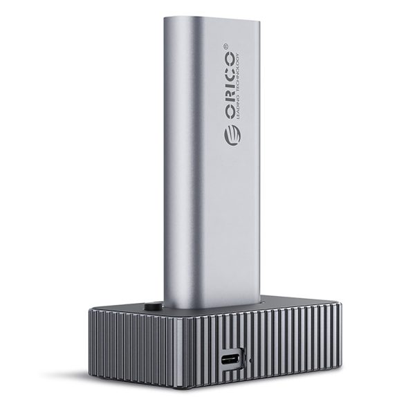 IT18C3 dokstacija M.2 NVMe / SATA diskam - pelēka