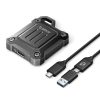 XAM2 M.2 2230 USB-C Tactical pastiprinātais diska nodalījums — melns