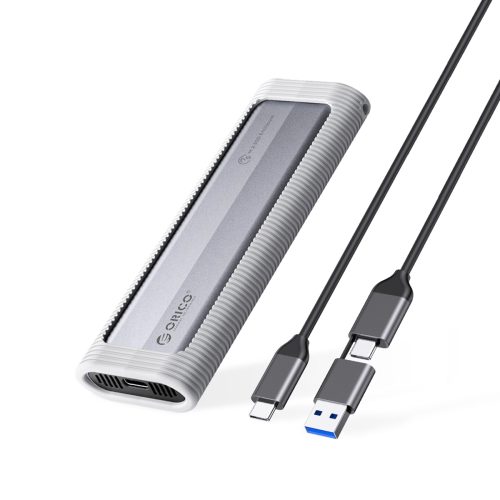 AXM2F-V1 M.2 NGFF USB-C 5Gb/s diska korpuss - pelēks