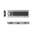 TCM2-C3 M.2 NVME USB-C 10Gb/s diska korpuss - melns/caurspīdīgs