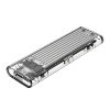 TCM2-C3 M.2 NVME USB-C 10Gb/s diska korpuss - pelēks-caurspīdīgs