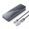CNM2-G20 M.2 NVME USB-C 20Gb/s diska korpuss - pelēks