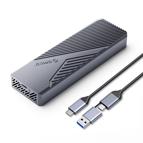 CNM2-G20 M.2 NVME USB-C 20Gb/s diska korpuss - pelēks