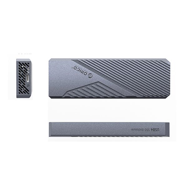 CNM2-G20 M.2 NVME USB-C 20Gb/s diska korpuss - pelēks