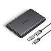 DDL25-C3 2,5 collu cietā diska / SSD USB-C 5Gb/s diska korpuss - melns