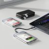 TX25C3 2,5 collu HDD / SSD USB-C 5Gb/s korpuss - caurspīdīgs