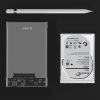 2139C3 2,5 collu HDD / SSD USB-C 5Gb/s korpuss - caurspīdīgs