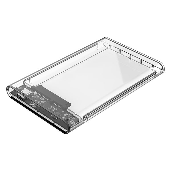2139C3 2,5 collu HDD / SSD USB-C 5Gb/s korpuss - caurspīdīgs