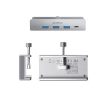 MH4PC centrmezgla skavas stiprinājums pie USB-C / USB-A USB-C - sudrabs
