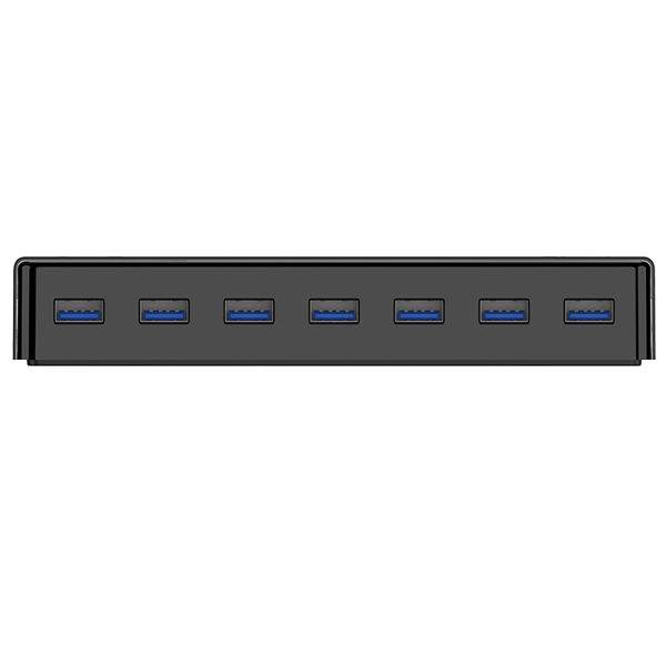 Sadalītājs H7928-U3-V1 7x USB-A - melns
